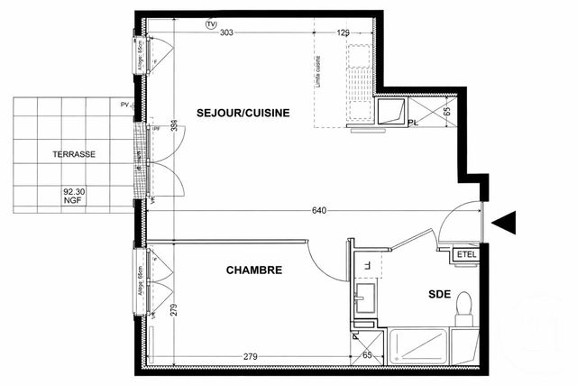 Appartement F2 à vendre L HAY LES ROSES